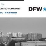 Blog Cover for Best Arlington SEO Companies Showing Arlington, TX Skyline