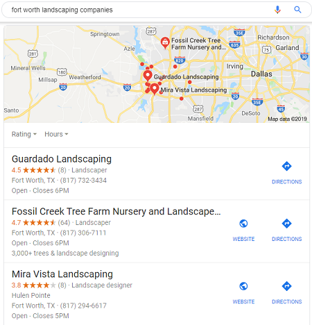 Business Reviews for Local Landscapers