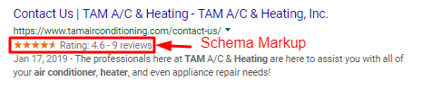 Schema Markup Screenshot